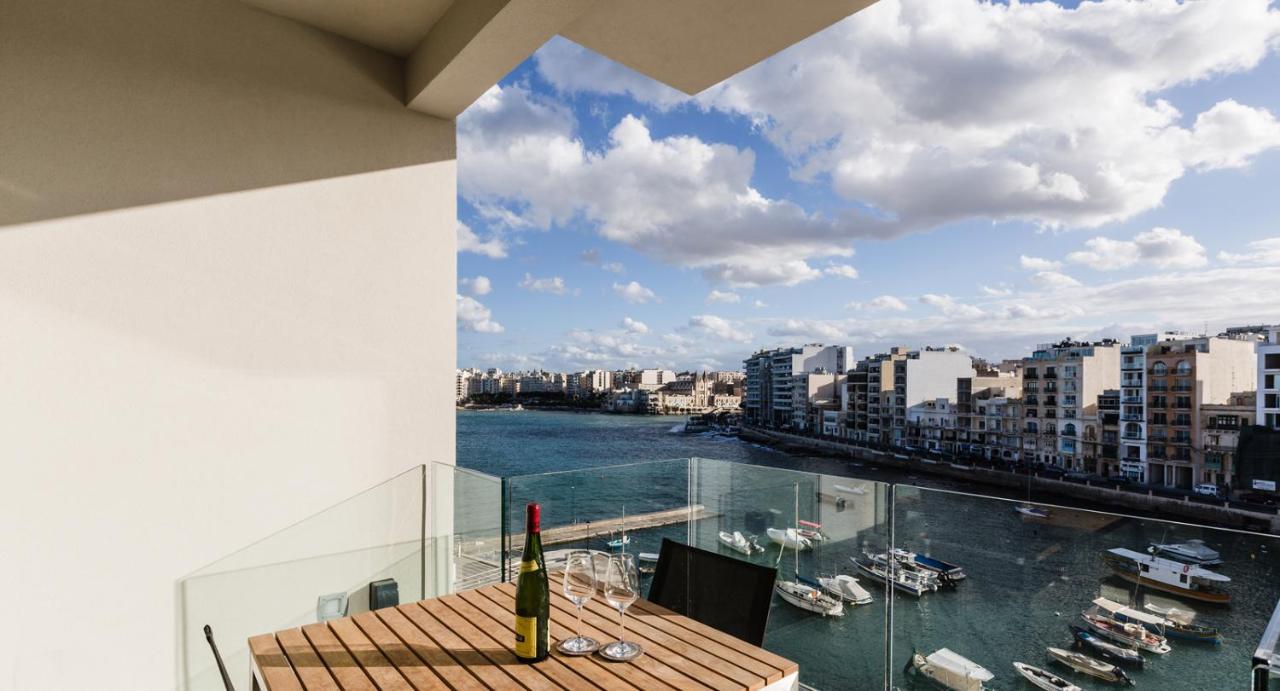 דירות Saint Julian's Splendid Seaside Retreat On Spinola Bay מראה חיצוני תמונה