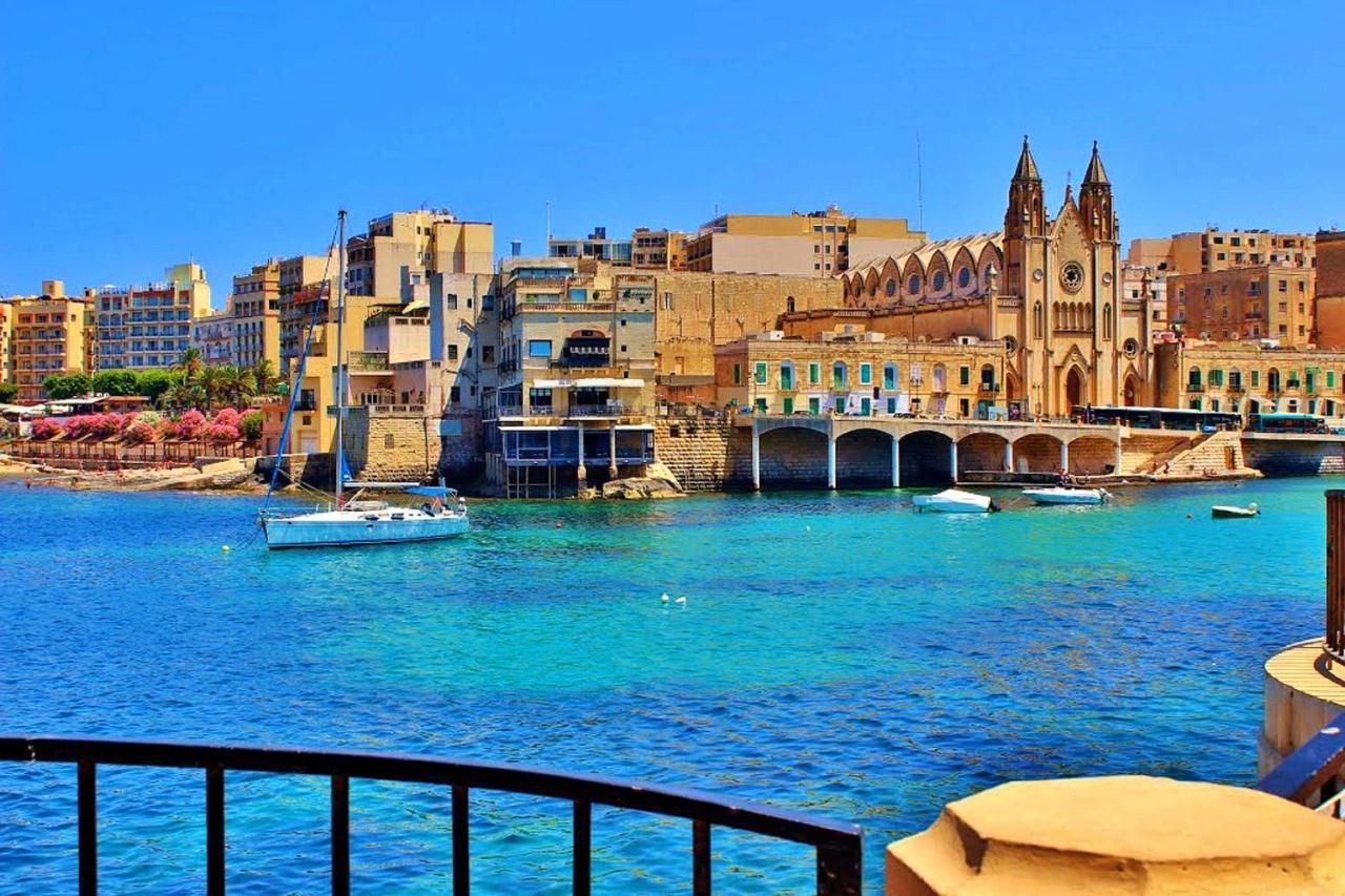דירות Saint Julian's Splendid Seaside Retreat On Spinola Bay מראה חיצוני תמונה